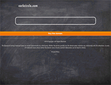 Tablet Screenshot of corkcircle.com